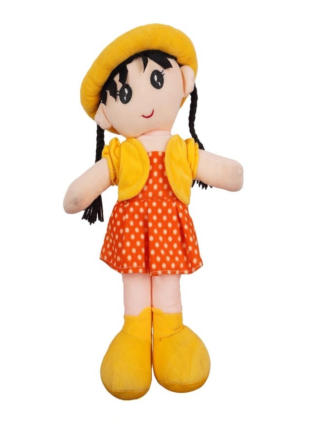 DearJoy Cap Rag Doll - Yellow, 40cm - Image 1